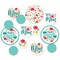 Big Dot of Happiness Colorful Floral Happy Mother's Day - We Love Mom Party Giant Circle Confetti - Party Decorations - Large Confetti 27 Count